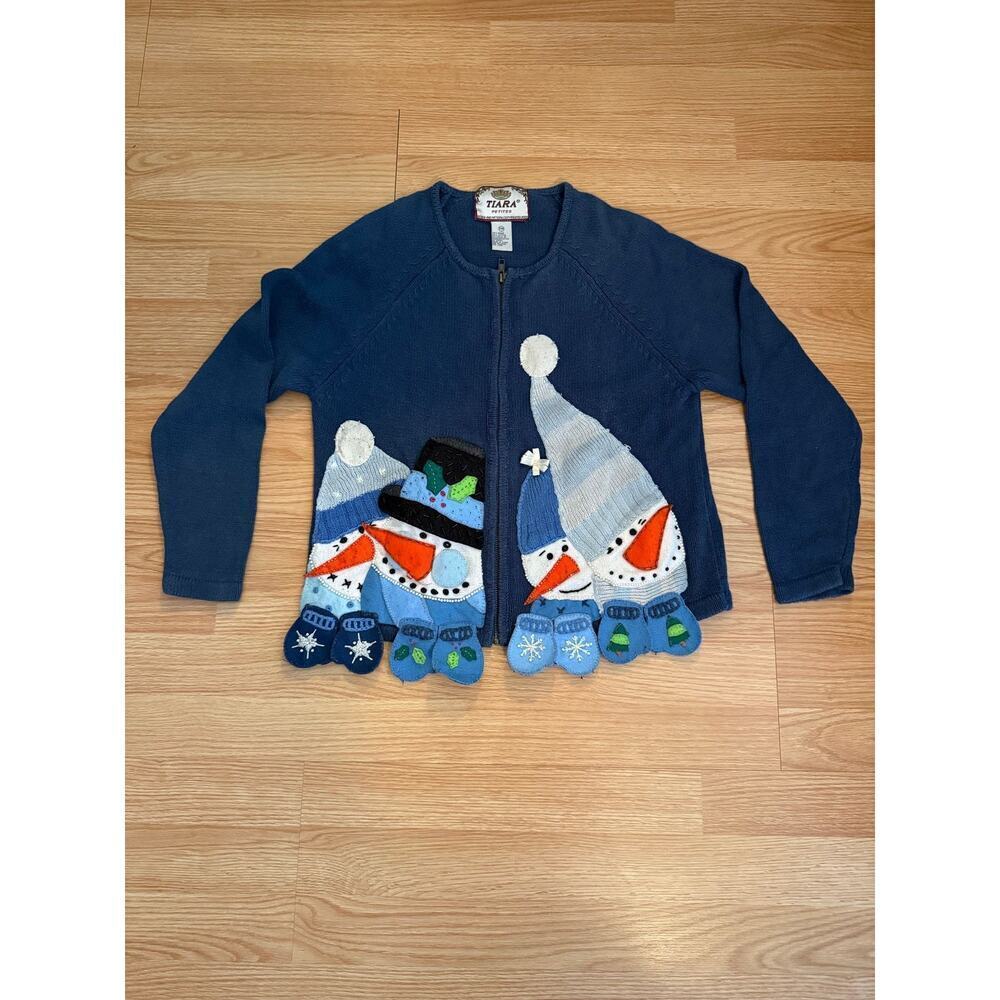 Vintage Tiara Christmas Sweater Sz M